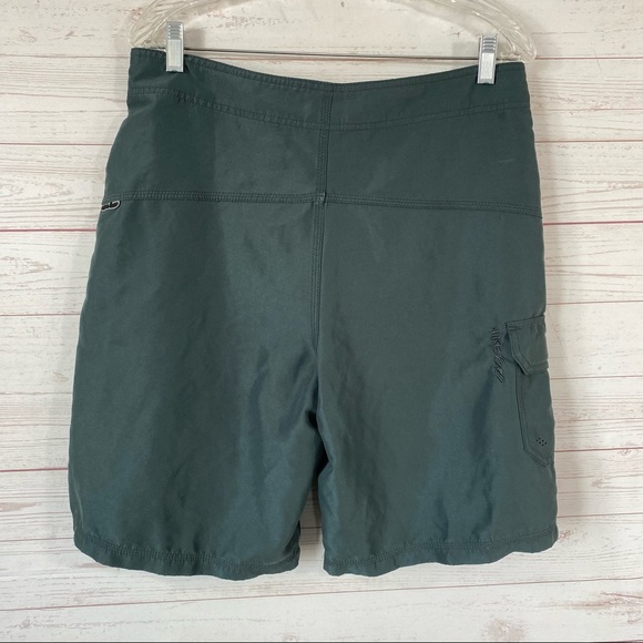 Nike 6.0 Board Shorts Swim Trunks Green Unlined - Picture 3 of 10